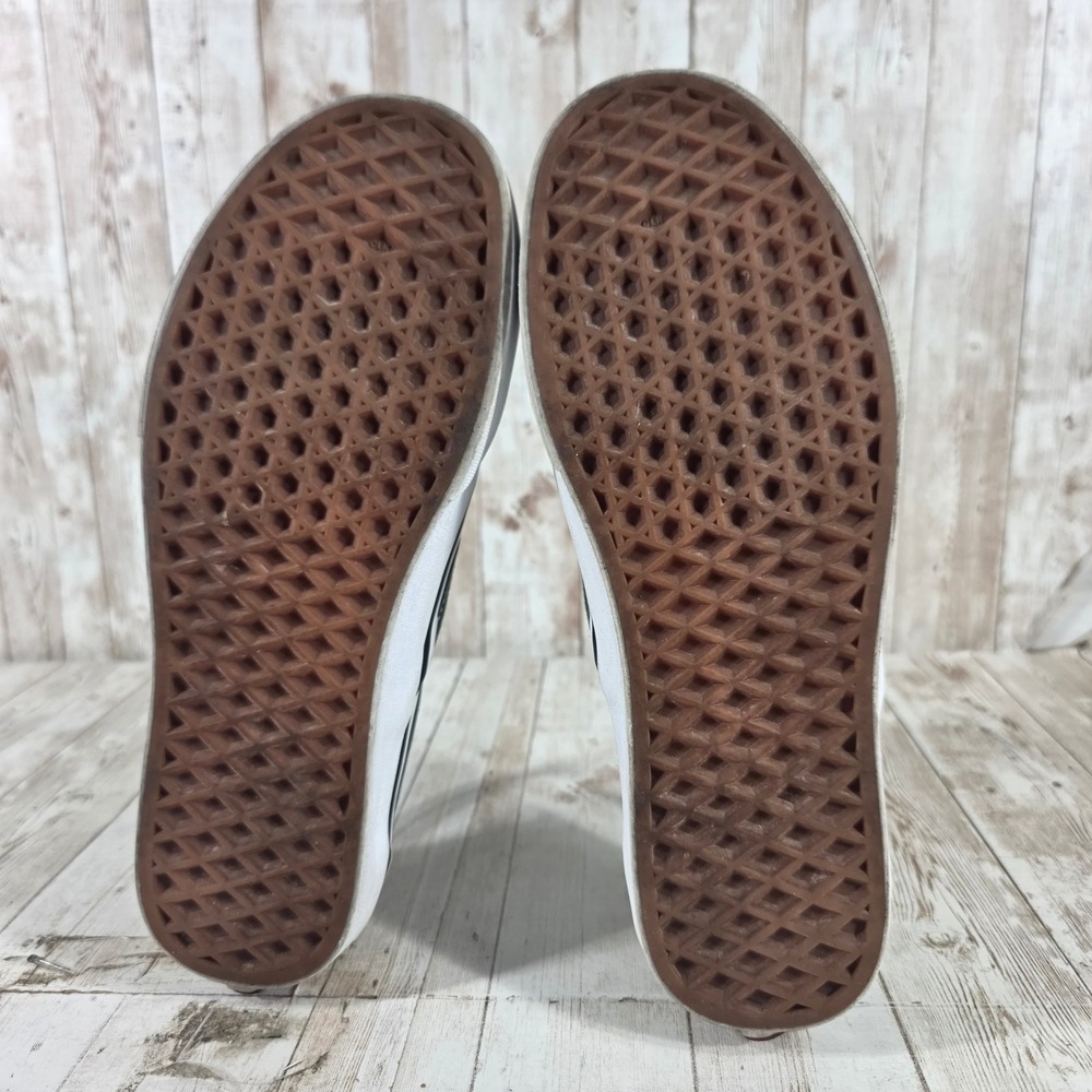 Vans Classic Slip-On Green White Checkerboard Sneakers Womens 8.5 Mens 7.0 - Picture 6 of 8